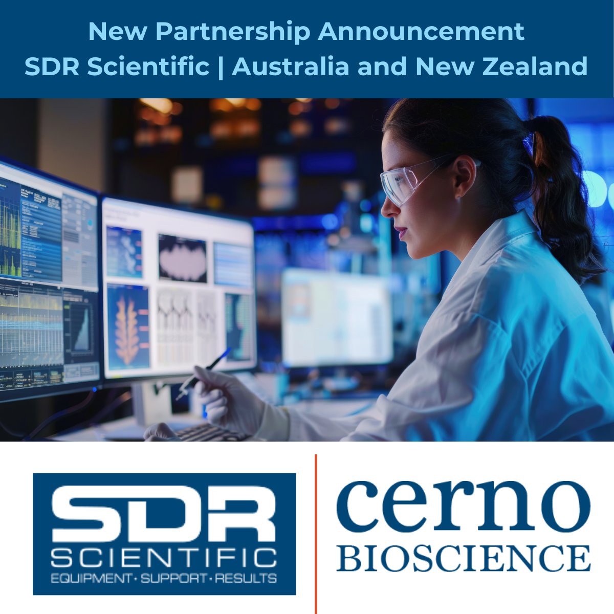 CernoBioscience's tweet photo. @CernoBioscience is excited to announce a new partnership with SDR Scientific in Australia and New Zealand! https://t.co/t84cIQtCHn Get high-quality scientific and clinical hardware, software, and consumables in the scientific, medical, and industrial fields. https://t.co/nN4yUrKbaC