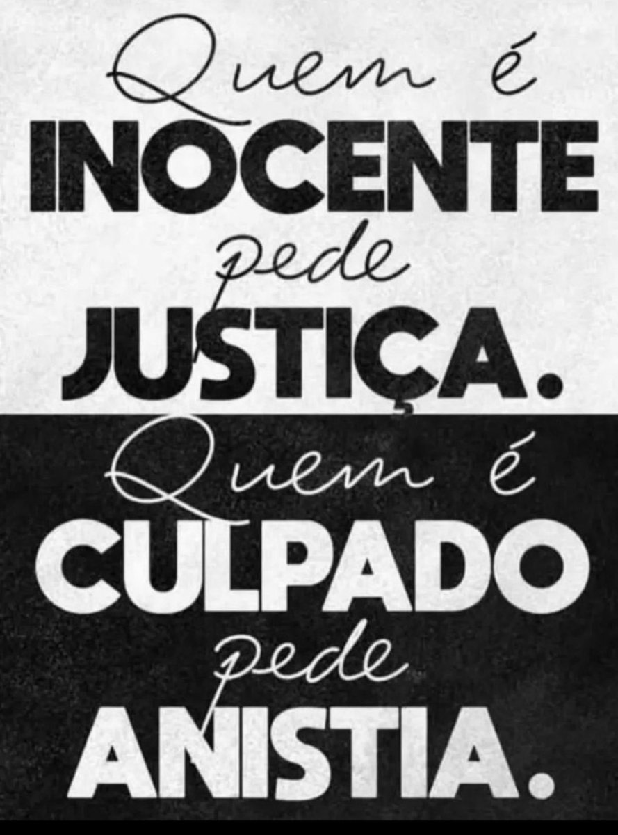 <a href="/CNNBrasil/">CNN Brasil</a> Verdade. Quando pede anistia já reconheceu que cometeu o erro e se ainda não teve sentença transitada em julgado ainda é pior pois está confessando que cometeu o desvio.