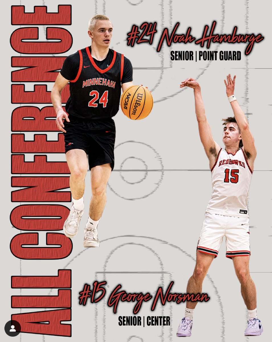 IMAC All-Conference
Congrats, Noah and George! 
Well deserved!