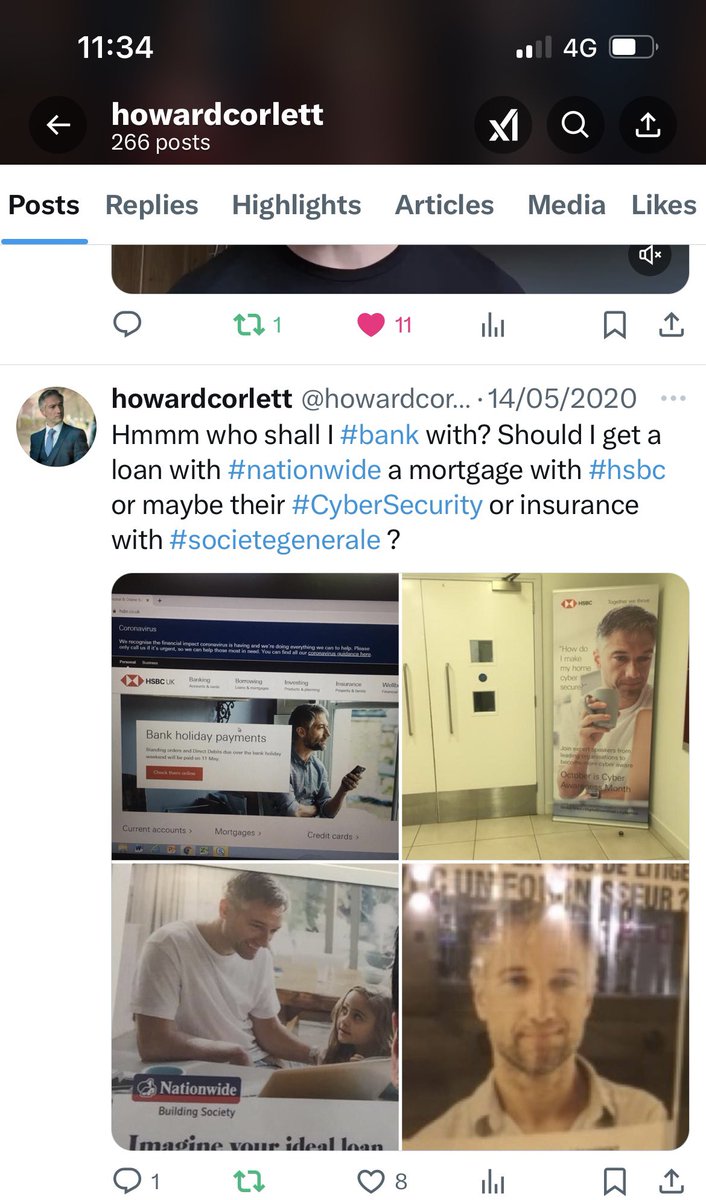 Looks like <a href="/HLInvest/">Hargreaves Lansdown</a> are behind the curve of having me as their poster boy. <a href="/HSBC/">HSBC</a> and <a href="/AskNationwide/">Nationwide</a> beat them to it. So confusing for me who to represent…?!!