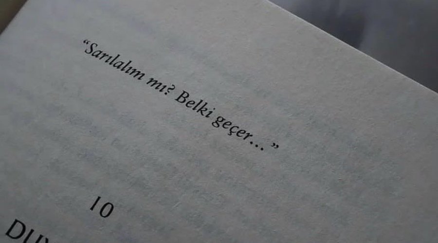 “Sarılalım mı? 
Belki geçer..”