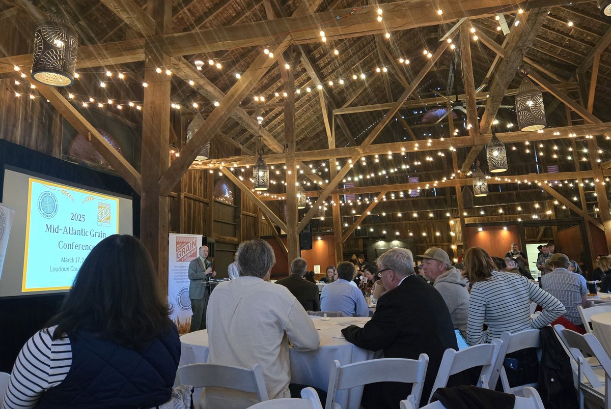 We love grains, a huge part of our story! Reps from Union Mills are attending the '25 Mid-Atlantic Grain Conference in Leesburg VA. The conference brings together artisans like farmers, millers, maltsters, bakers, brewers, &amp; distillers, to strengthen the regional grain economy.