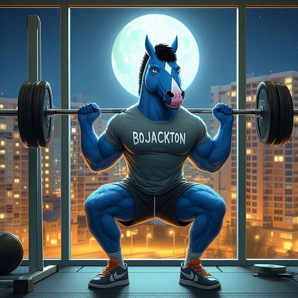 BoJackTON's tweet photo. $BoJack $TON knows: when you pump your legs, you're not just building muscle. 🏋️ You're strengthening your heart, improving your metabolism, and increasing your endurance. The gym is your way to yourself. 
💪😎 #GymLife 

-ˏˋ 💎 ˊˎ- https://t.co/NdUpQMIJha