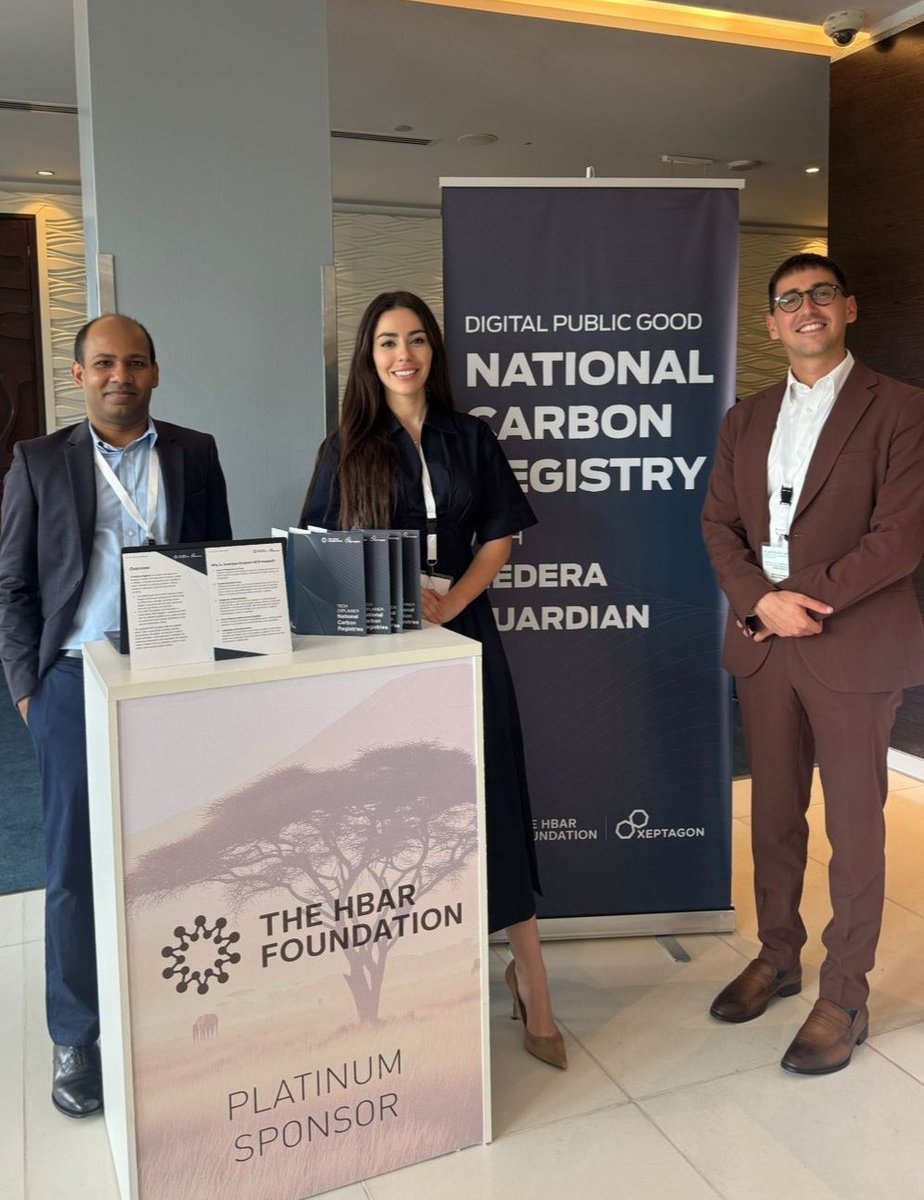 Excited to bring transparency to global carbon markets! Thrilled to launch the work we've been doing on <a href="/hedera/">Hedera</a> with <a href="/xeptagon/">Xeptagon</a> X @HBAR_foundation. A step towards more accountable and efficient climate action! #CarbonMarkets #Transparency #Hedera #HBAR