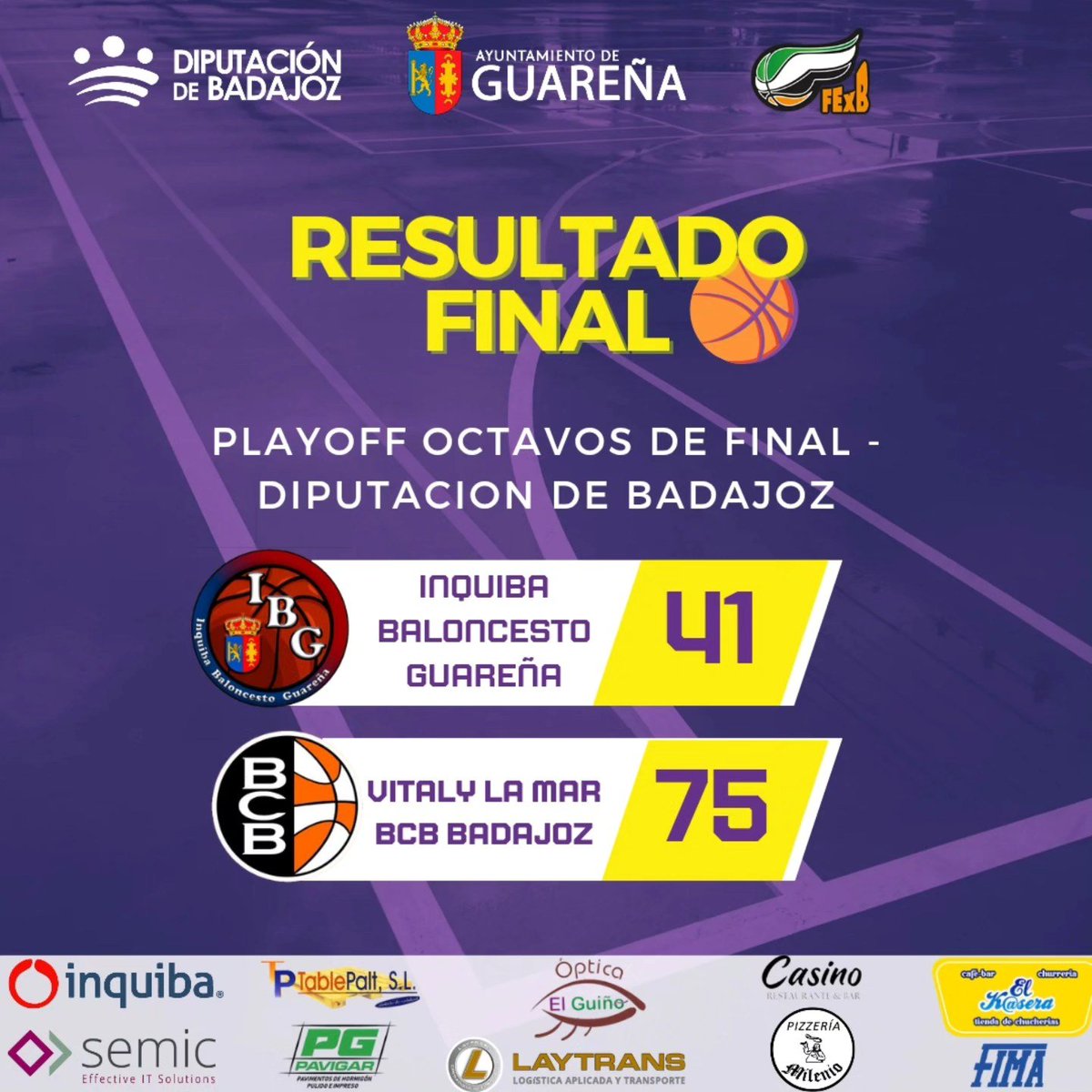 INQUIBA-Baloncesto Guareña tweet media