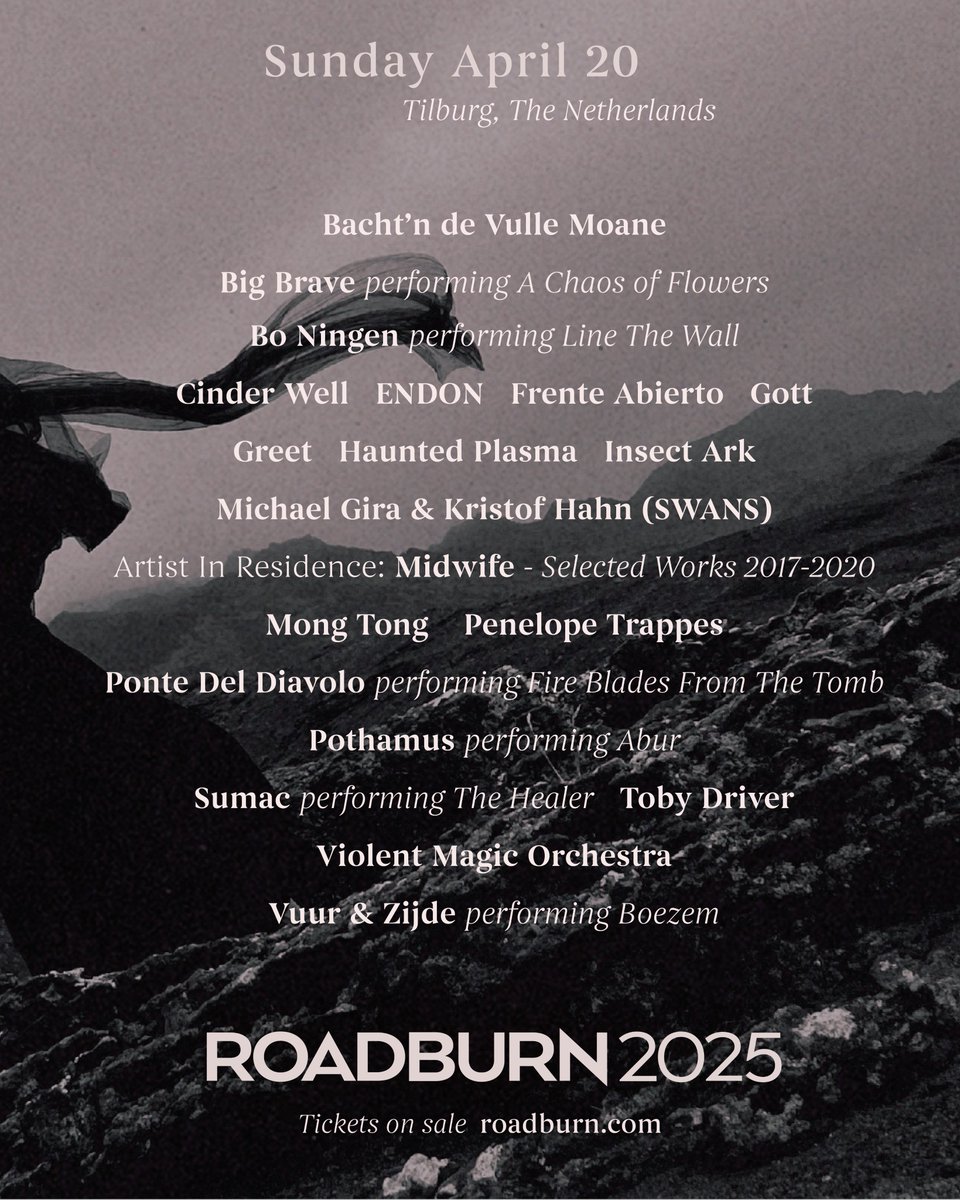 In just one month, Roadburners will descend on Tilburg, and the fun begins!

There are still tickets available (and yes, timetables soon too!). For all info &amp; tickets, head over to roadburn.com