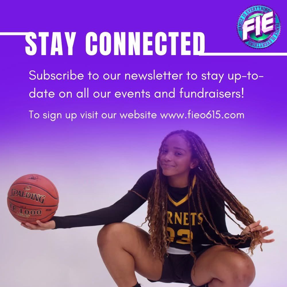 Stay in the loop with FIE! Want to be the first to know about our upcoming events, tournaments, and fundraisers? Tap in and subscribe to our newsletter today!

👉 Visit fieo615.com to sign up.

#FIEOutreach #FamilyIsEverything #StayConnected #YouthBasketball