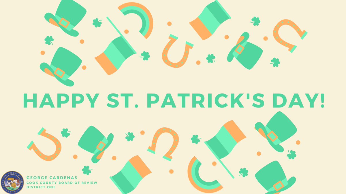 Happy Saint Patrick’s Day, Cook County! 🍀