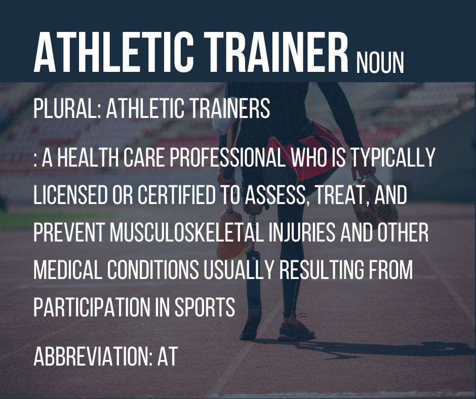🏋️‍♂️💙 March is National Athletic Training Month – a time to celebrate and appreciate the dedicated athletic trainers who keep athletes performing at their best! 🏆

👏 Tag an athletic trainer who has made a difference in your journey.
