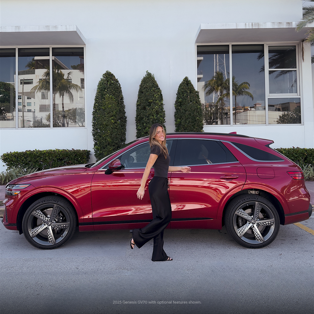 🚙✨🔥 The Genesis GV70 delivers the perfect balance of sleek design and sporty performance. Whether you’re behind the wheel or stepping out, this SUV makes a statement. Elevate your drive today!

📸 @valegenta