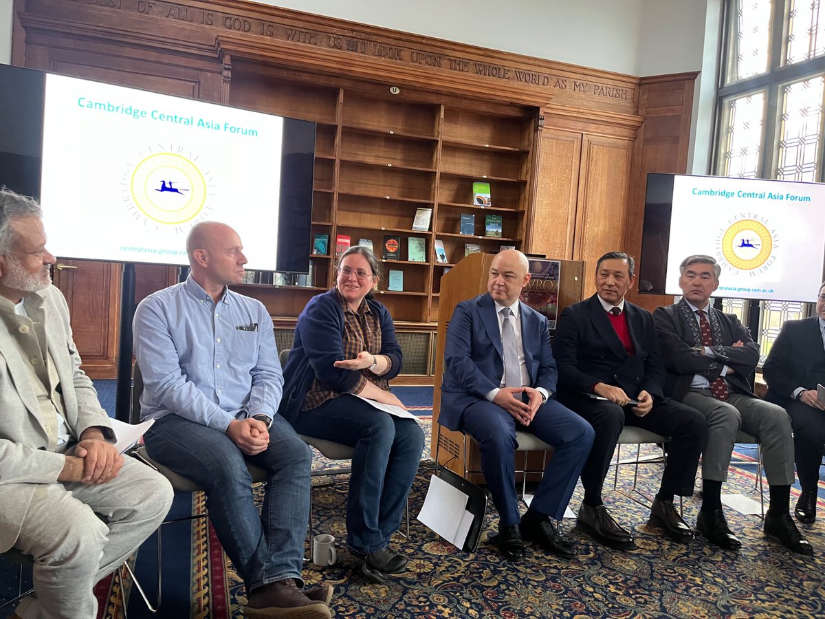 CCAForum's tweet image. A very special thank you to our Cambridge colleagues who shared their research & vision for the future at the Roundtable with the Ambassadors of Central Asia & Azerbaijan. @montu_saxena @toxvaerd1 @gilliantett @JaideepPrabhu Sian Dutton Nick Ray Temur Yunusov @Miljanicious