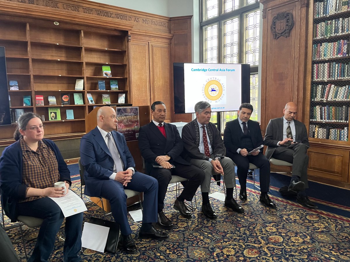 CCAForum's tweet image. A very special thank you to our Cambridge colleagues who shared their research & vision for the future at the Roundtable with the Ambassadors of Central Asia & Azerbaijan. @montu_saxena @toxvaerd1 @gilliantett @JaideepPrabhu Sian Dutton Nick Ray Temur Yunusov @Miljanicious
