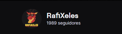 RafiXeles's tweet photo. Estoy a solo 11 seguidores solo de los 2000 en Twitch🥳
Agradezco mucho si gente de Twitter podeis seguir mi canal de Twitch, para llegar a los 2000 cuanto antes, y hablar del gran especial que tengo pensado hacer😜
Twitter haz tu magia🙏#TwitchStreamers
https://t.co/EZv4jQAN71 https://t.co/EUovuchmxX