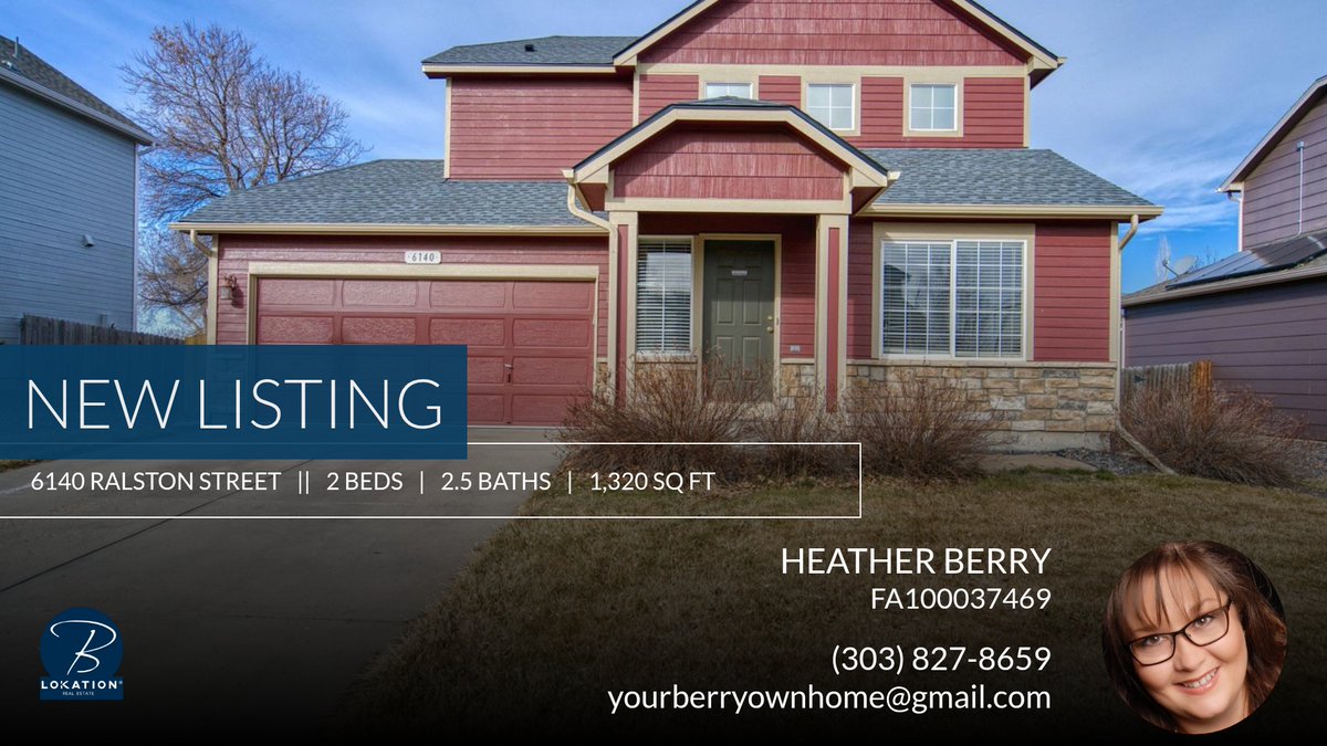 BERRYOWNHOME's tweet photo. 📍 New Listing 📍 Take a look at this fantastic new property that just hit the market located at 6140 Ralston Street in Frederick. Reach out here or at (303) 827-8659 for more information

Helping you Buy or Sell Your Berry Own Hom... https://t.co/a7cbqROKFk https://t.co/xxwYOn1VTh