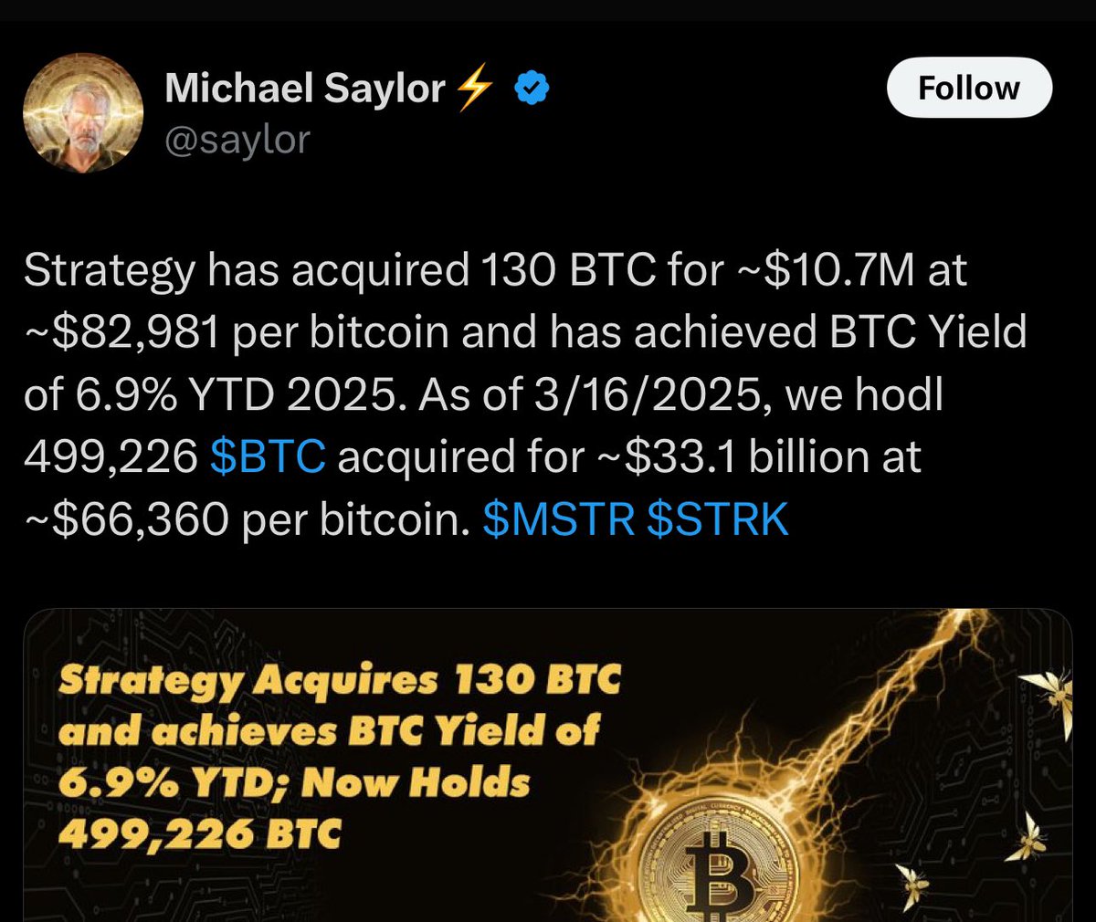 the Taproot Wizards company accumulated way more BTC than Saylor over the last week in commitments to mint alone

and we’re still more than a week away from mint

lol