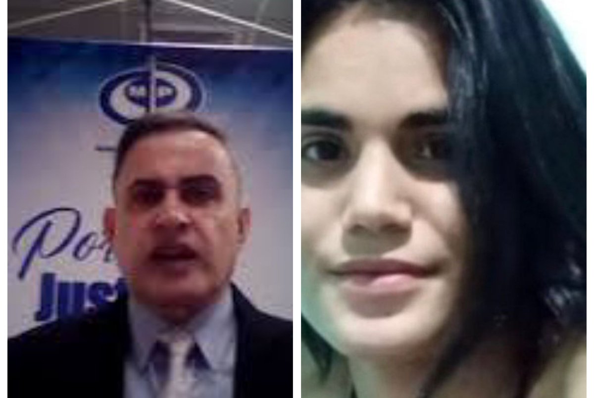 ¡Tarek William Saab acusó a una joven de 21 años de "terrorista" por grabar una manifestación y subirla a redes! Mayelin Rodríguez fue condenada a 15 años de prisión donde el infeliz fiscalucho la acusó de "terrorismo" por grabar una marcha ¡Libertad para Mayelin!