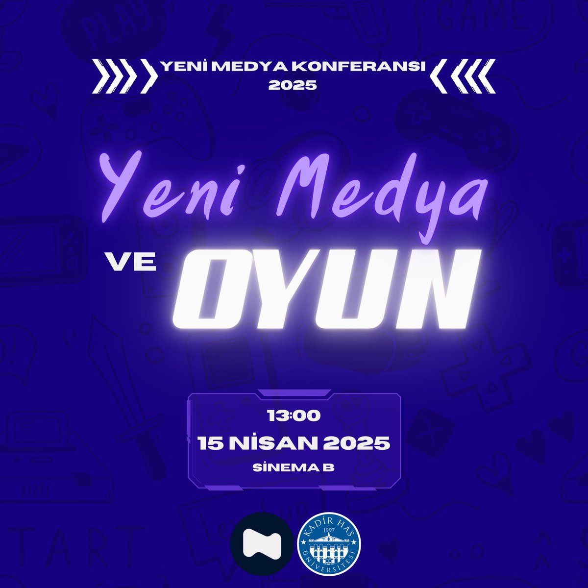 Yeni medya dünyasının en heyecan verici buluşmalarından biri için geri sayım başladı! 🎉 Bu yıl, "Yeni Medya ve Oyun" temasıyla, dijital dünyanın en dinamik alanlarından birini mercek altına alıyoruz. Bu konferansta yerinizi almak için bizi takipte kalın!
bit.ly/YeniMedyaKonfe…