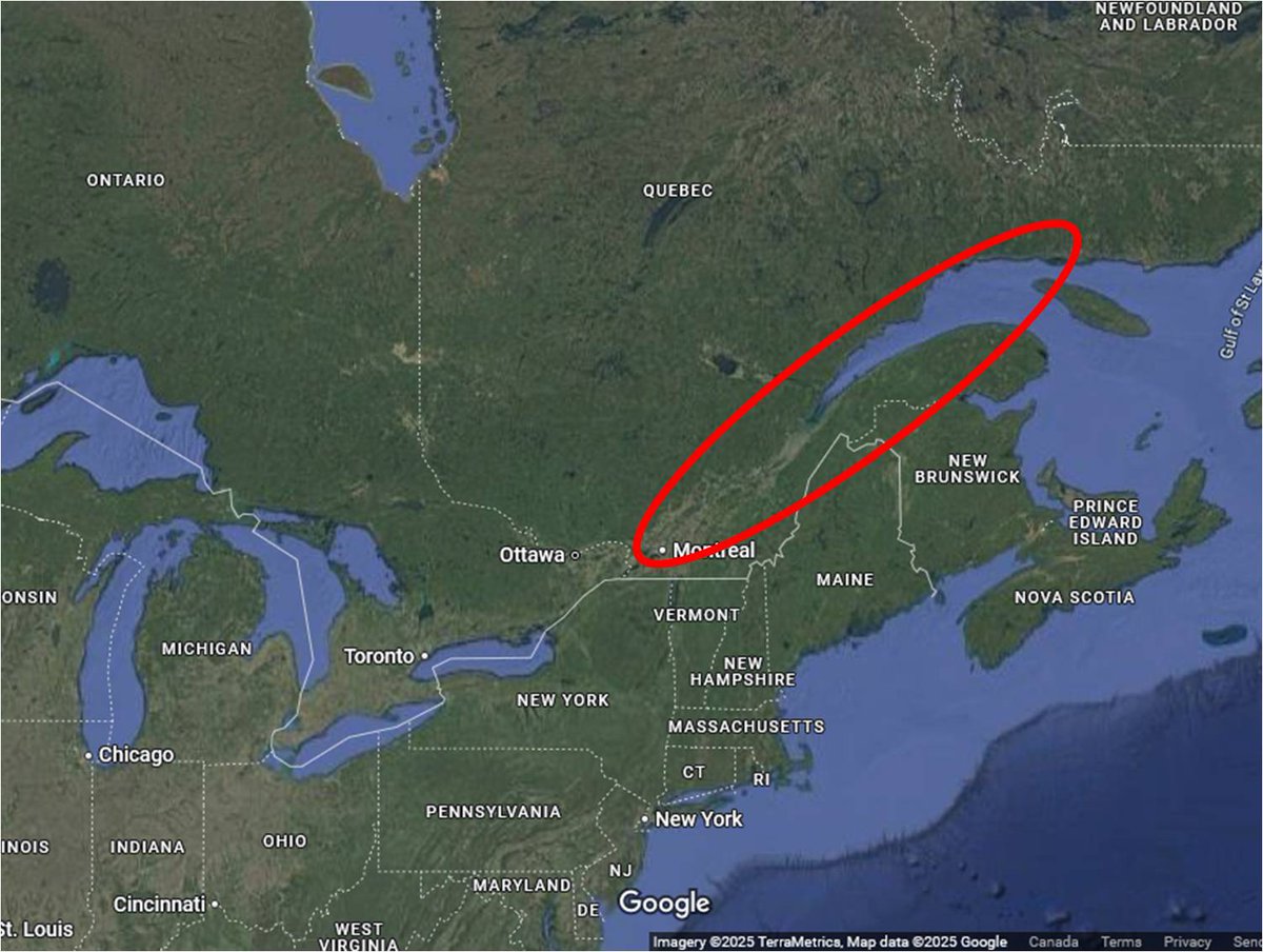 At  a certain point Canada should just cut off the United States shipping  from accessing the St. Lawrence River and end this belligerent tool's madness.