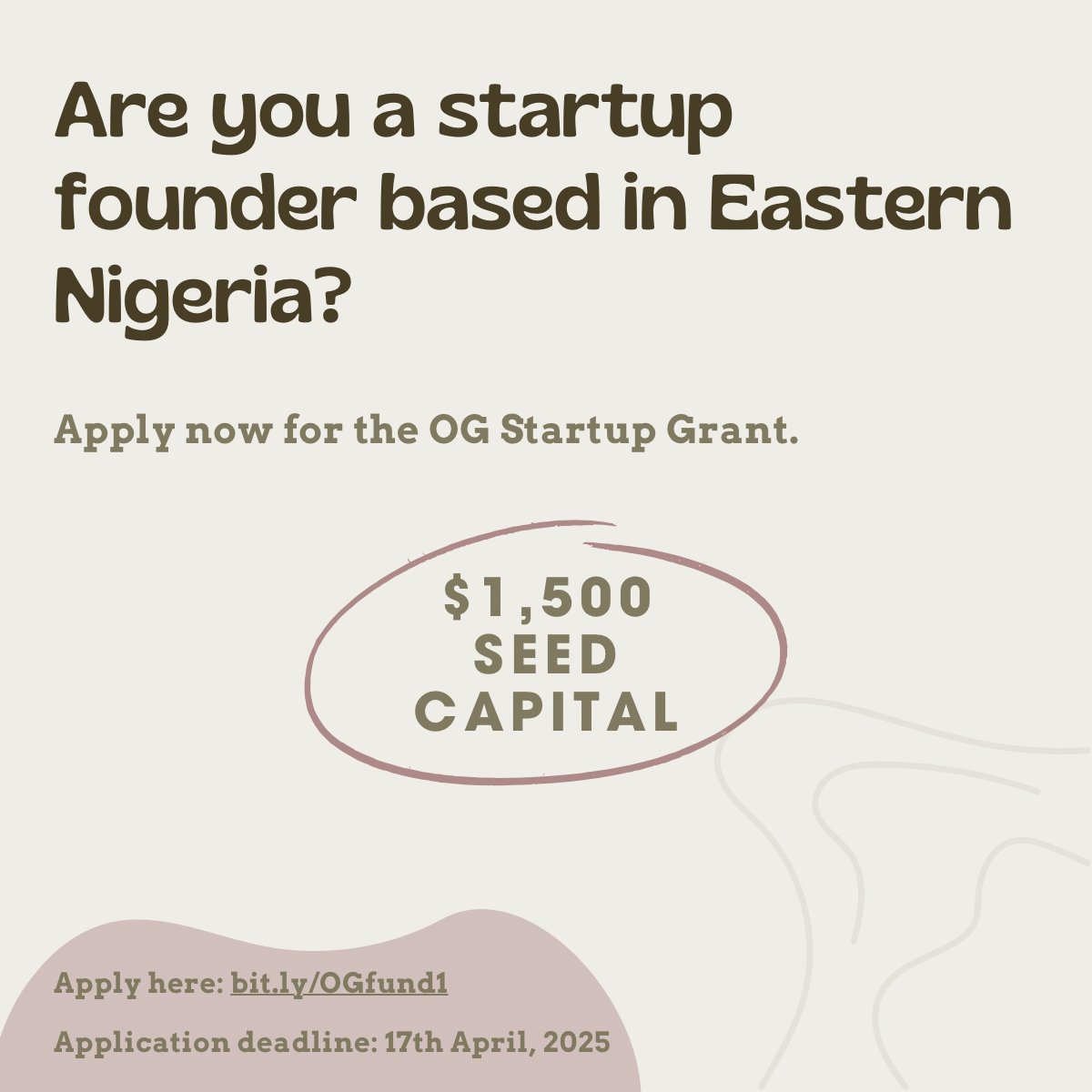 Gini_A_O's tweet photo. 🚀Calling All Young Entrepreneurs in Eastern Nigeria! $1,500 Grant Opportunity
How to Apply:
 https://t.co/bJyAsgSzRZ 
Share, repost, and tag someone who should apply!💡
#StartupFunding #Entrepreneurship #NigerianStartups  #GrantOpportunity #Imo #Enugu #Anambra #Ebonyi #Abia https://t.co/YMfvKiSpD8