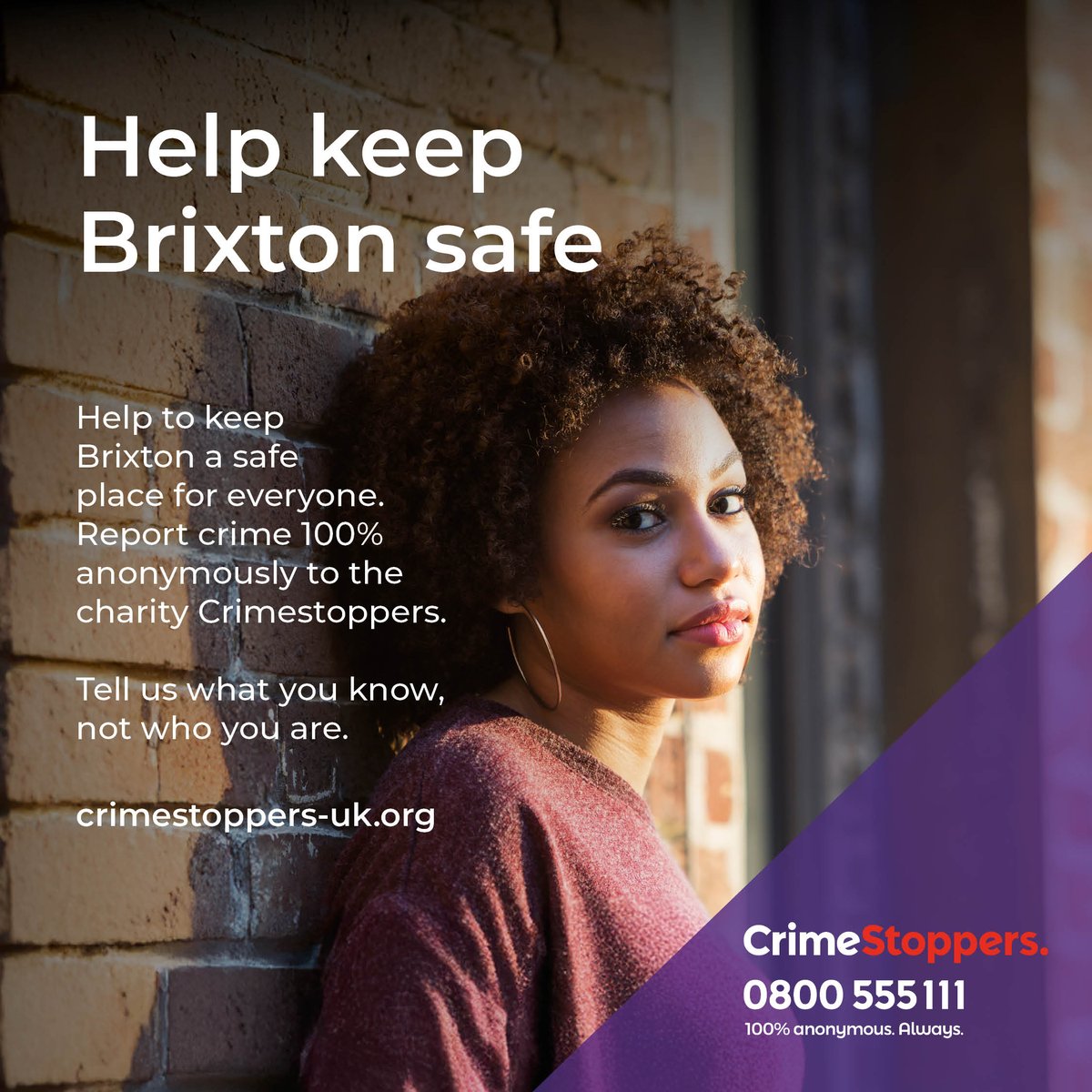 LambethMPS's tweet photo. We are appealing to residents and business owners in Brixton to help keep their community safe by being alert to the activities of organised crime.

Information from the community is vital in reducing crime in the area. https://t.co/D8oqDshz8O