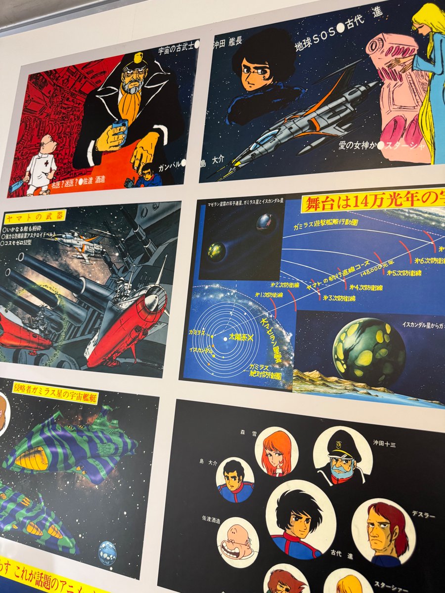 宇宙戦艦ヤマトの初期設定をちゃんとカラーの画像でみたのは、パート1