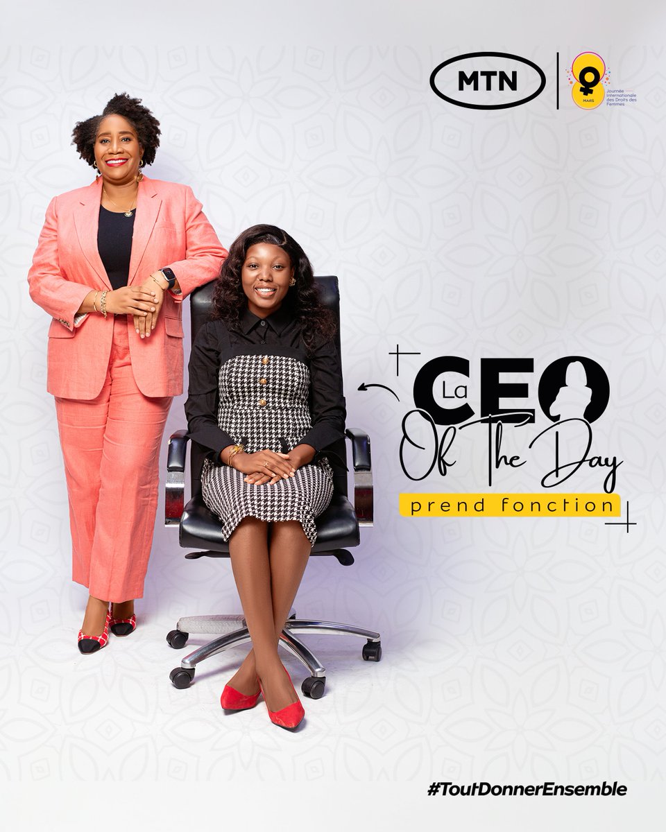 Ce mardi 18 mars 2025, Annick ATOUGBE devient CEO of the Day chez MTN Bénin. Une journée d’immersion au cœur du leadership exécutif avec des décisions stratégiques et des rencontres clés.