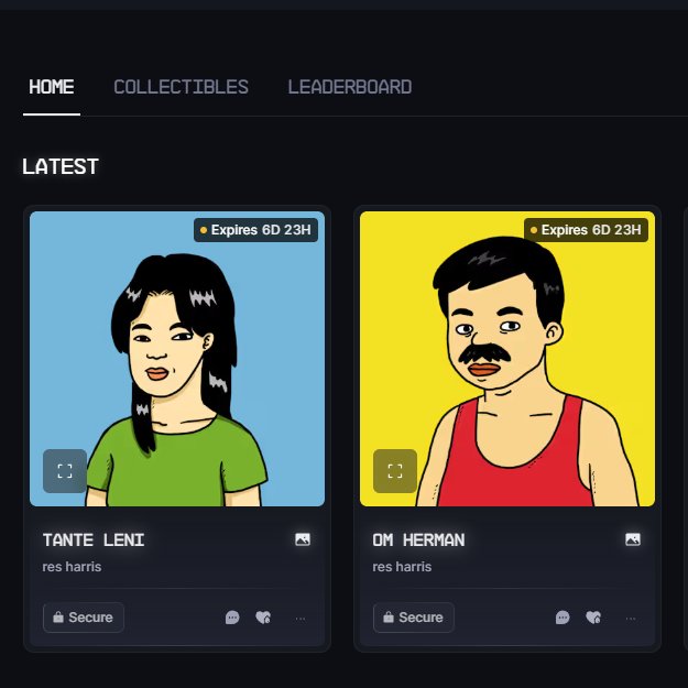 heyho folks, iam create new PFP project on <a href="/drip_haus/">DRiP 💧</a> . go check out Om Herman &amp; Tante Leni. will available new content everdayyy 
drip.haus/resharris
#pfp #driphaus