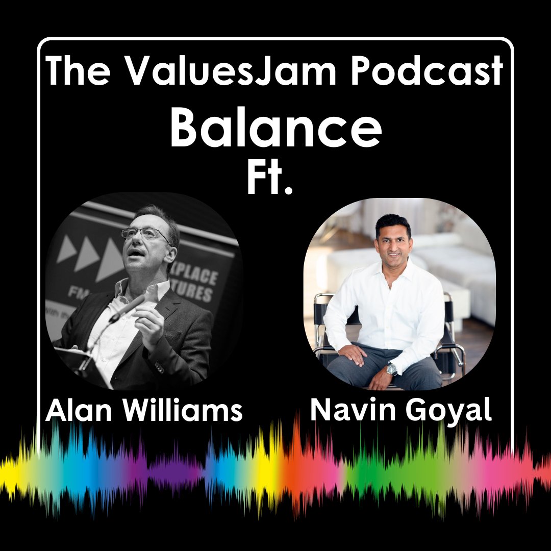 @ValuesJam (@jamvalues) on Twitter photo #ICYMI Be sure to check out this ValuesJam Guest Session with Navin Goyal MD and host Alan Williams on the value of Balance.
You can watch the full episode via the link below and be sure to check out the other episodes in the series.
youtube.com/watch?v=o5uYWG…
<a href="/ourSERVICEBRAND/">Alan Williams</a> #ICYMI Be sure to check out this ValuesJam Guest Session with Navin Goyal MD and host Alan Williams on the value of Balance.
You can watch the full episode via the link below and be sure to check out the other episodes in the series.
youtube.com/watch?v=o5uYWG…
<a href="/ourSERVICEBRAND/">Alan Williams</a>