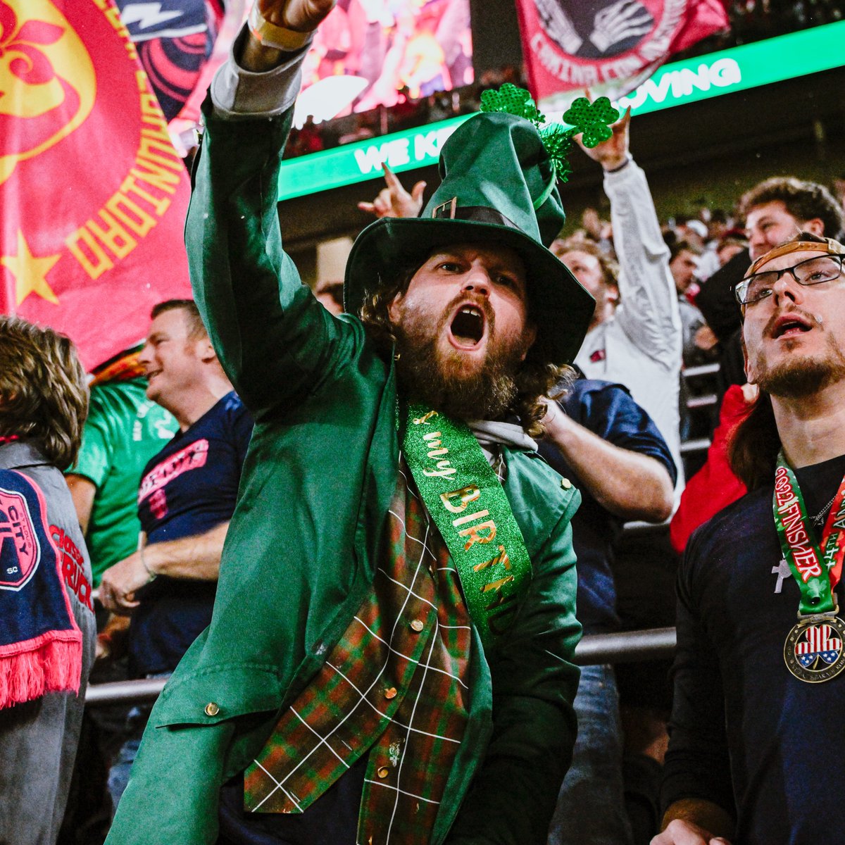 stlCITYsc's tweet photo. Celebrating St. Patrick's Day with 3 points and another clean sheet 😆 🍀 https://t.co/JKqDDZ6eWi