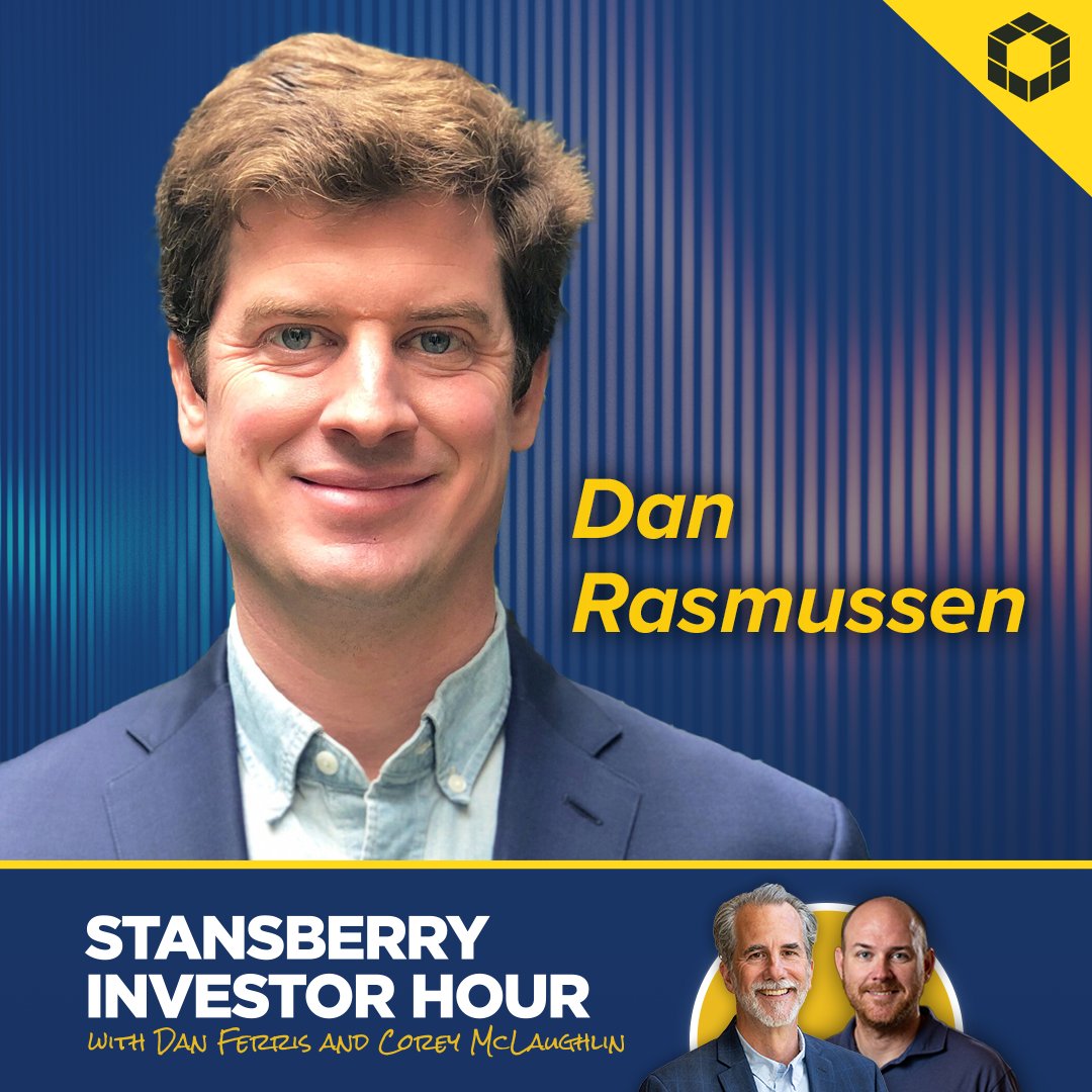 Stansberry's tweet photo. Today on @Investor_Hour, Dan and Corey welcome Verdad Advisers CIO and author of The Humble Investor, Dan Rasmussen (@verdadcap.) Stay tuned! https://t.co/yPjXoMoojK