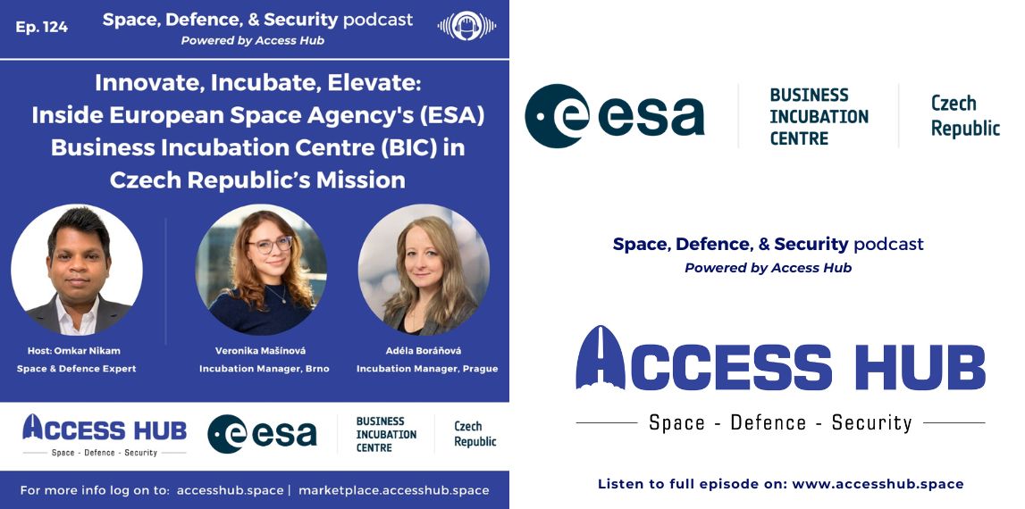 In this episode of the podcast, we take you inside the <a href="/ESABICcz/">ESA BIC Czech Republic</a> where visionary startups are transforming space technologies into groundbreaking businesses, with Veronika Mašínová and Adéla Boráňová.
.
Watch the full episode on: accesshub.space/podcast-esa-bi…
