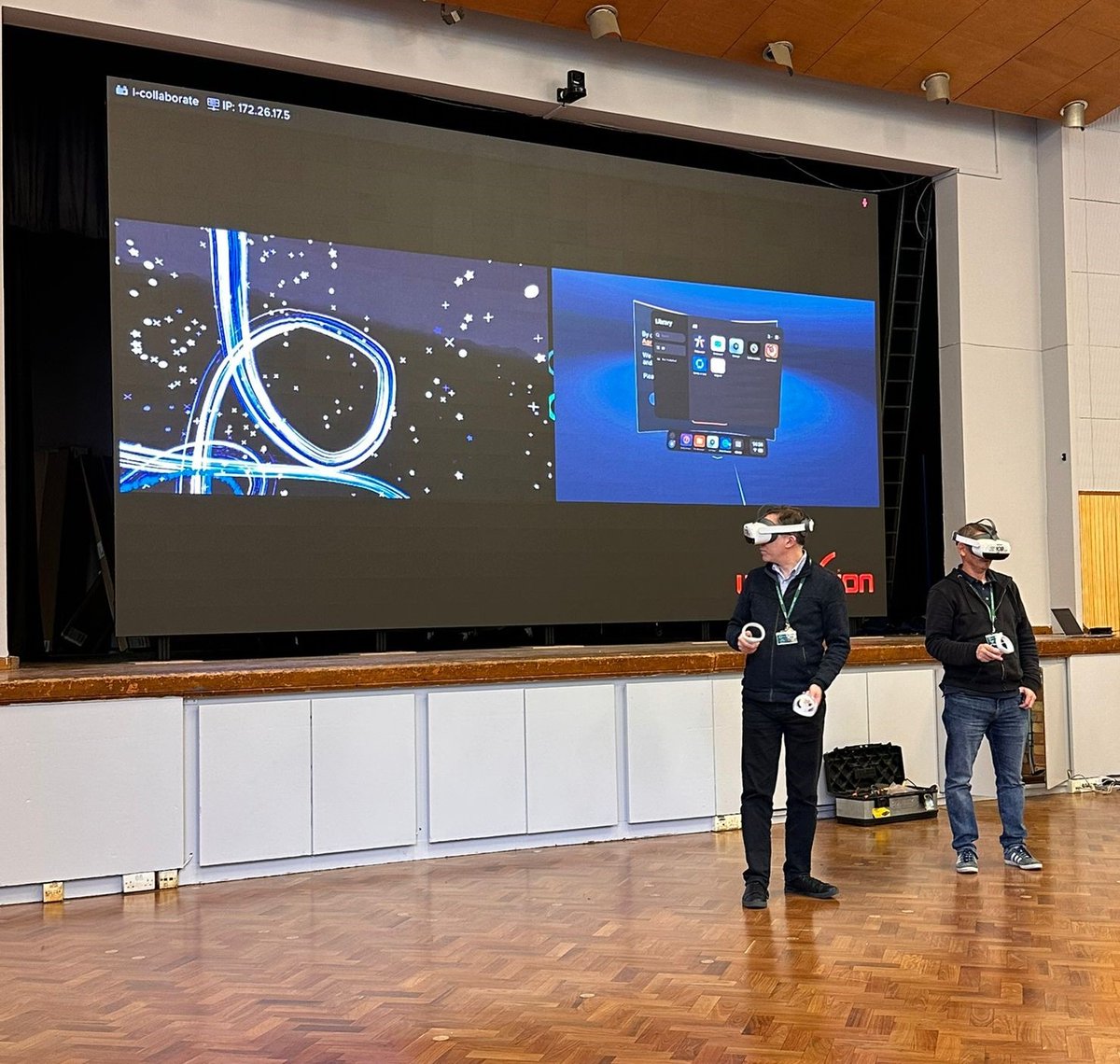 rocheav73's tweet photo. ๐ธ๐ท This weeks #ProjectPics take us to @oaklandscollege and a impressive 6m #LED Wall installation... ๐ท๐ท
@HIKVISIONUK x @WolfVision_EU x @Sennheiser x @QSYS_AVC x @Extron
Great job #TeamRoche ๐๐๐
#avtweeps #VideoWall #VR #VirtualReality https://t.co/6kg64x8cXy