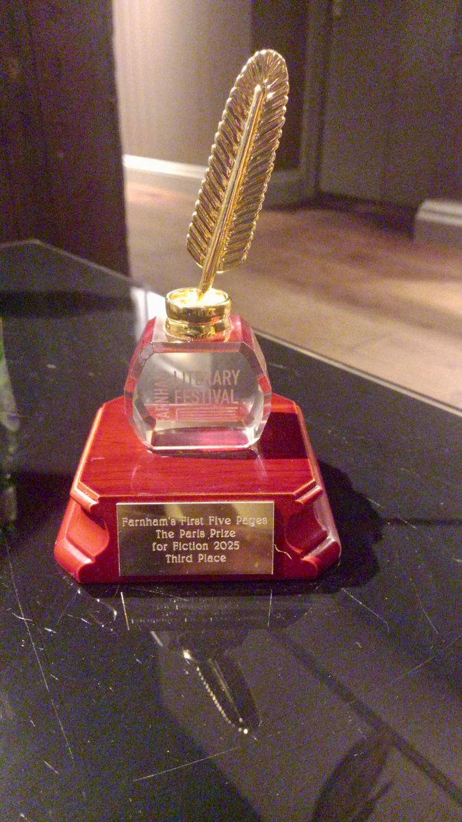 JPCertHum's tweet image. Amazed to come Third in @FarnhamLitFest&apos;s First Five Pages competition 🥳 Great to meet some of the other shortlistees and judges last night. Huge congratulations to @AndrewrOkey and @CDaviesWrites for very well deserved wins.
#fivepages #amwriting #farnham