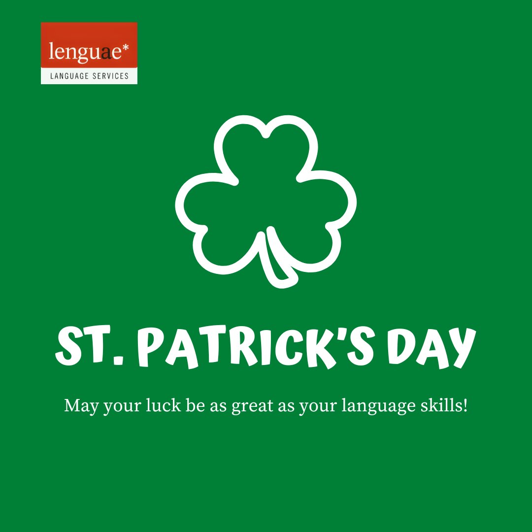 lenguae_'s tweet photo. Feeling Lucky? Learn a New Language Today! 🎩✨ This St. Patrick’s Day, embrace the beauty of Irish culture by learning a new language! Whether it’s Gaelic, Spanish, French, or any of the 40+ languages we offer, @lenguae_  is here to help you on your linguistic journey. https://t.co/xp7d3kBBS7
