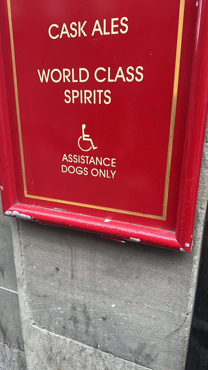 GuidingLightK9S's tweet photo. Disabled individuals should not have to have a medical episode because of staff being discriminatory. It’s really disappointing as we visit this branch regularly without issues, even the signage outside states assistance dogs https://t.co/cGL66xBGeA