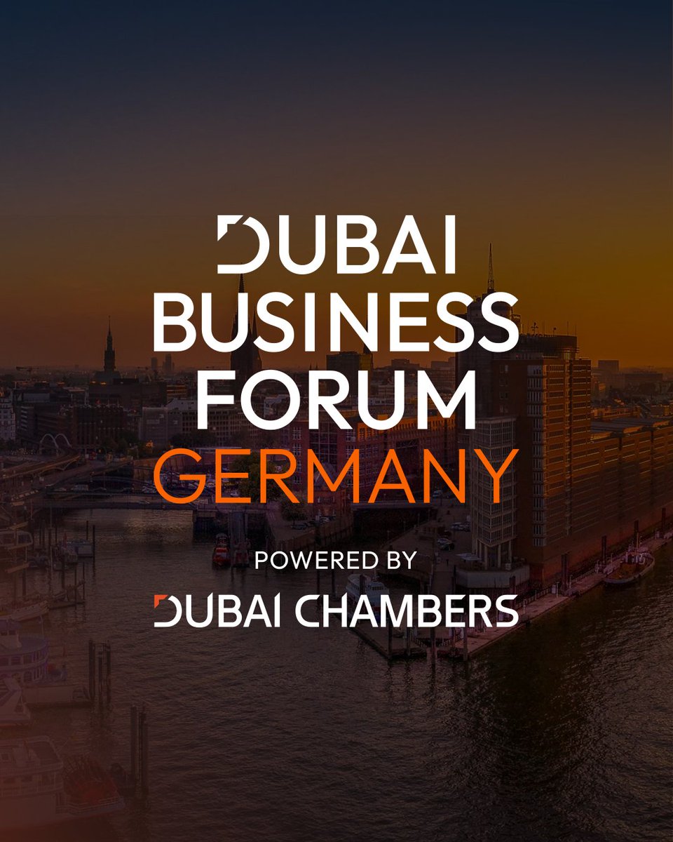 DubaiChambers's tweet photo. We are excited to announce that we will host the third international edition of the Dubai Business Forum in Germany, Hamburg on 20 May 2025. To read more: https://t.co/yFnvOsVwKS
#DubaiChambers #AmbitionInFocus
#DubaiBusinessForum https://t.co/upOEmxFfyb