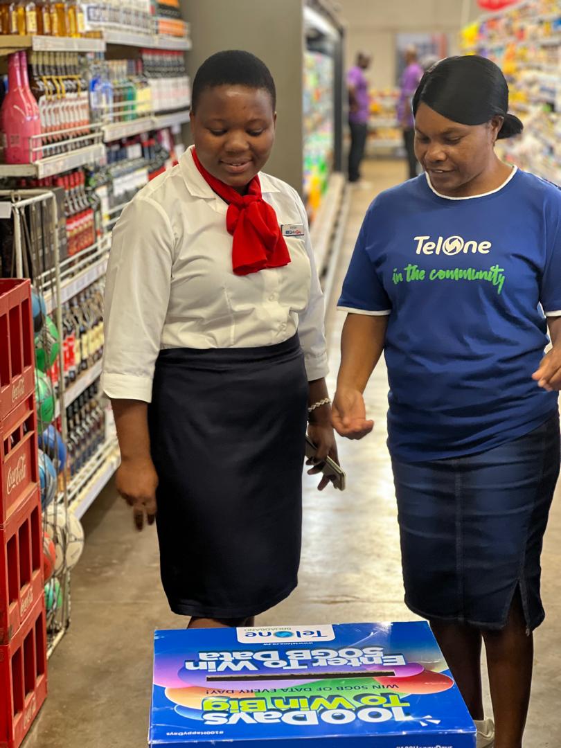 Get Ready to Win Big!

Last Friday we held our first draw for the 100 Days to Win Big at TM Pick n Pay stores countrywide. Our lucky winners walked away with 50GB of Data.

Don’t miss out on this fantastic opportunity! Let the good days roll with TelOne!
#100HappyDays #TelOne