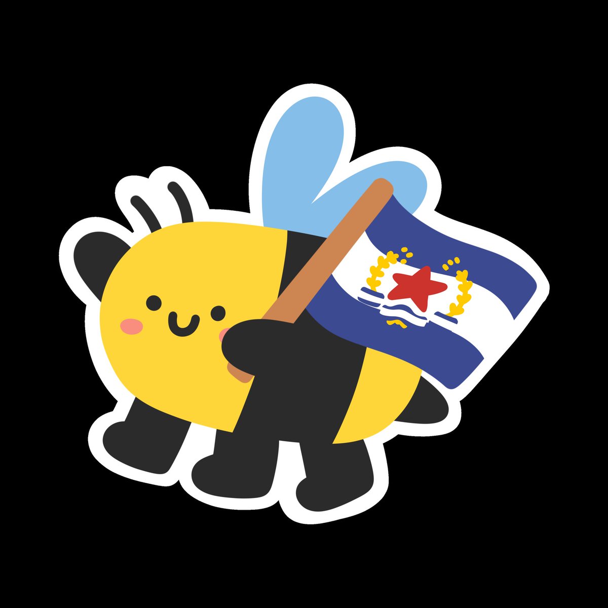 Say hello to the new mascot of the 2025 guerilla gardening project, Bummel! Soon, free flower seeds and guides on how to participate guerilla gardening will be available again!

#edristan #micronation #enviroment #bummel