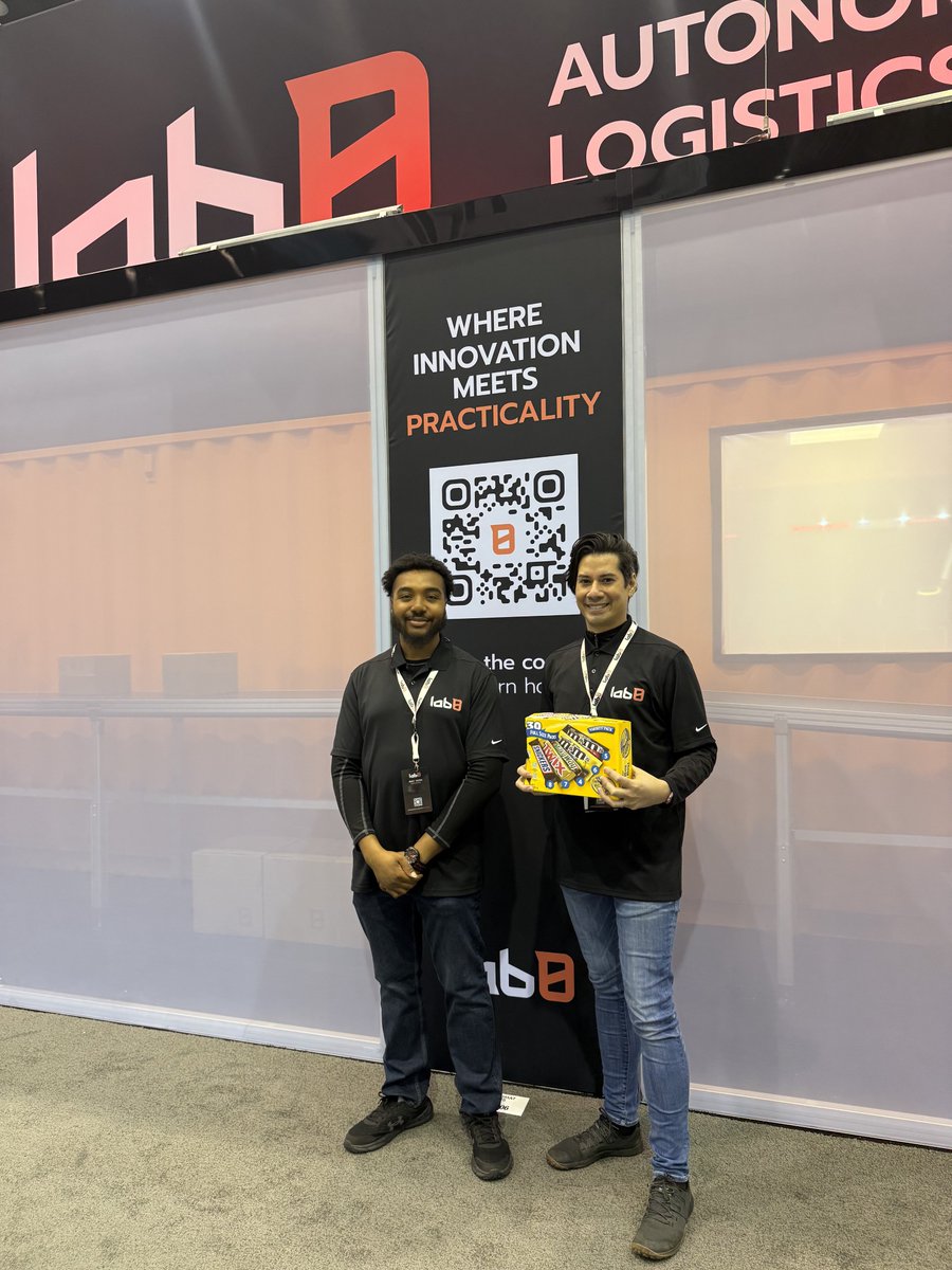 Lab0Logistics's tweet image. WE'RE LIVE at ProMat 2025! 🤖
Stop by Booth #E12006 in the Lakeside Exhibit to meet our founder David, and see what we’re unveiling behind the curtain.
Grab some swag and chat with our engineers about how our solutions can transform your warehouse operations.