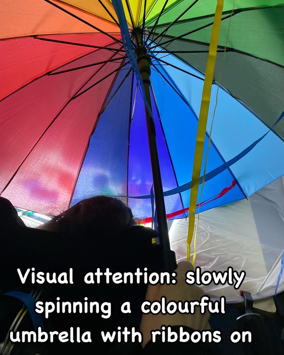 Can you see the learning? This is pupil-led, adult-facilitated engagement. Movement, fine motor skills, visual skills, colour, cause and effect and anticipation.  This is the heart of a #PMLD class <a href="/LancasterianS/">Lancasterian School</a>