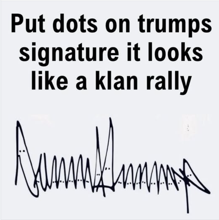 FMoniteau's tweet image. Is this #Trump signature with an autopen?

#autopengate #autopenscandal #TrumpisaNationalDisgrace #TrumpIsUnfitForOffice #Trump #MAGA