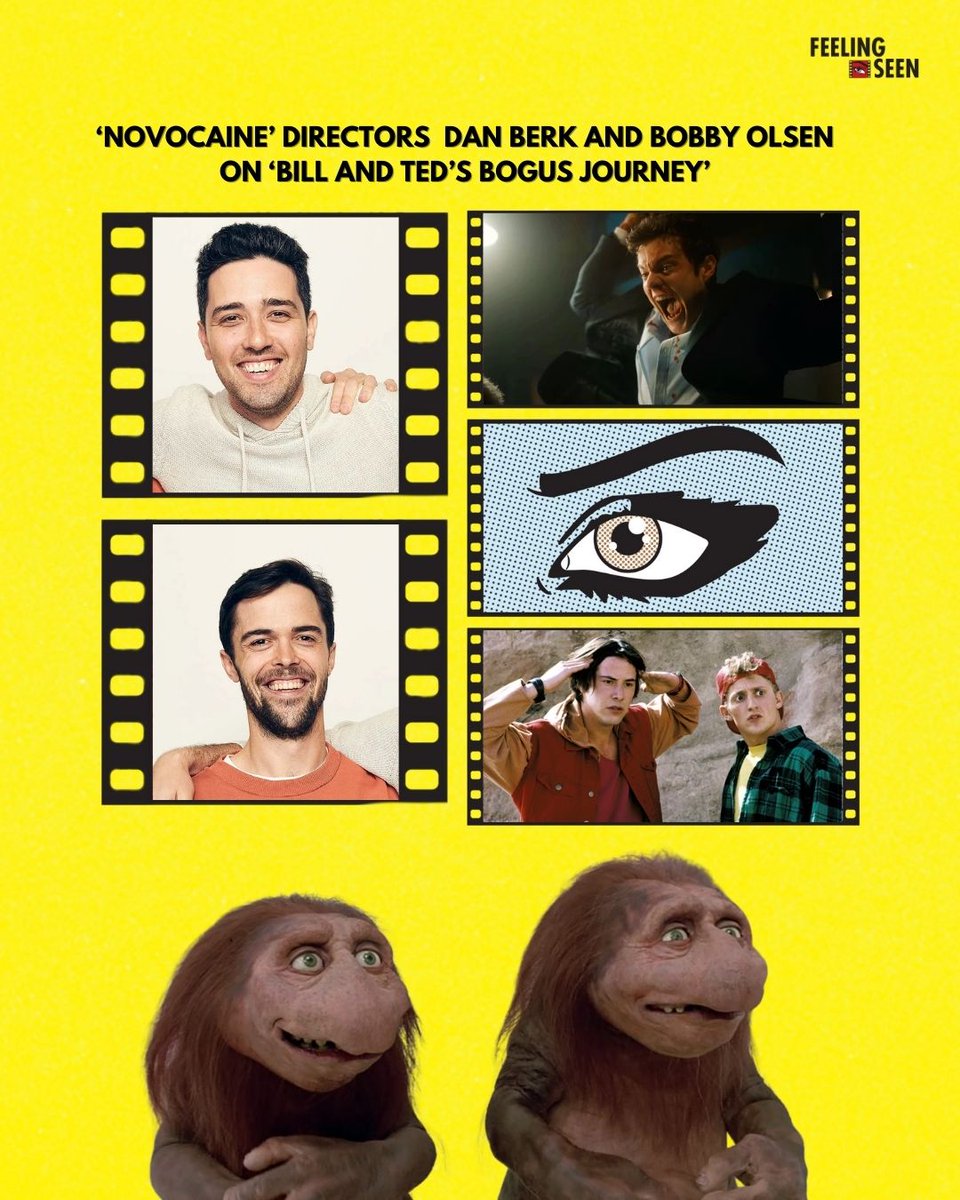 Most excellent! Directors Dan Berk &amp; Bobby Olsen talk about their new film ‘Novocaine’, the magic of making movies together, and an unexpected amalgamative character from the universe of Bill and Ted 👽maximumfun.org/episodes/feeli…
