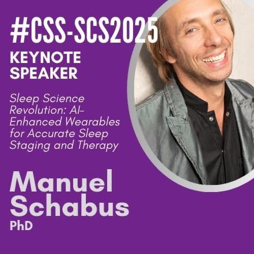 ManuelSchabus's tweet image. Celebrating 🥳 the World Sleep Day 2025 with a Keynote at the Canadian Sleep Congress (CSS) in Montreal.

I gave a talk on the exciting topic of AI and Wearables in Sleep Research and Sleep
Medicine.