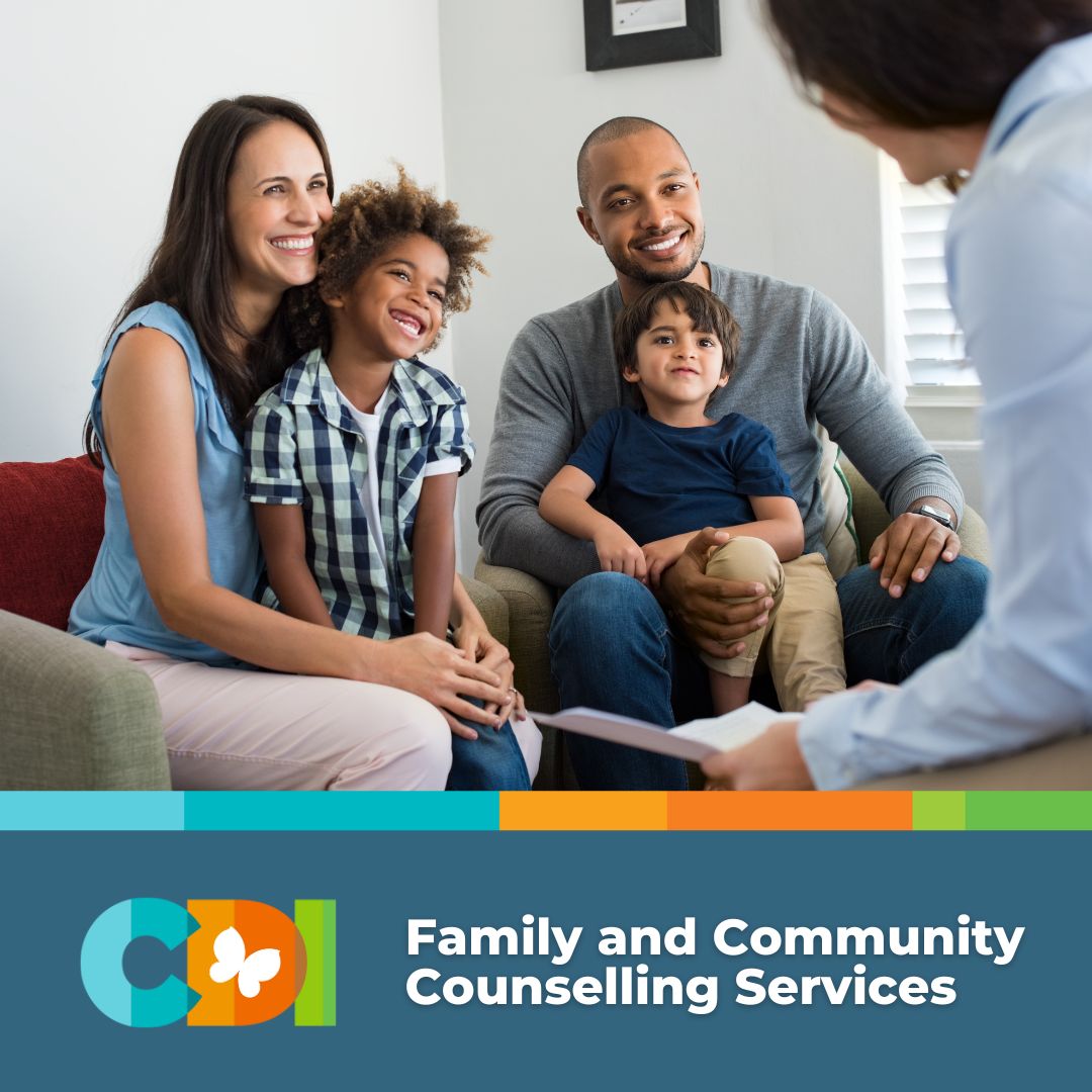 CDI’s Family and Community Counselling services offer tailored support for families of children under the age of 6 who are experiencing social, emotional, developmental and behavioural difficulties.

Explore our range of counselling and support services: ow.ly/EZyt50Vjm1P