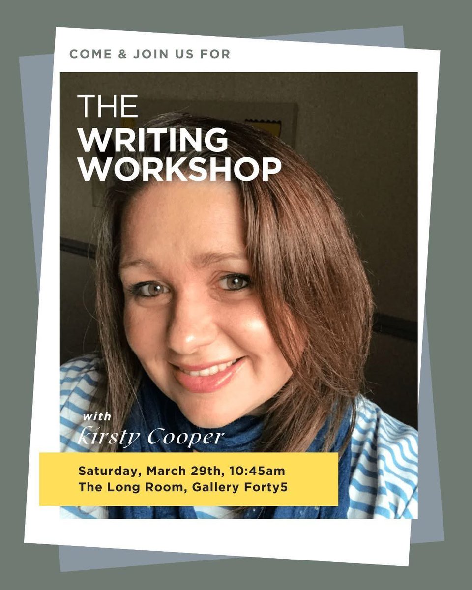 🚨 Exciting news! Kirsty will be talking all things writing at a special workshop at the Little Felton Book Festival. 

Anyone have any good tips to share on writing workshops? 💻🖋️