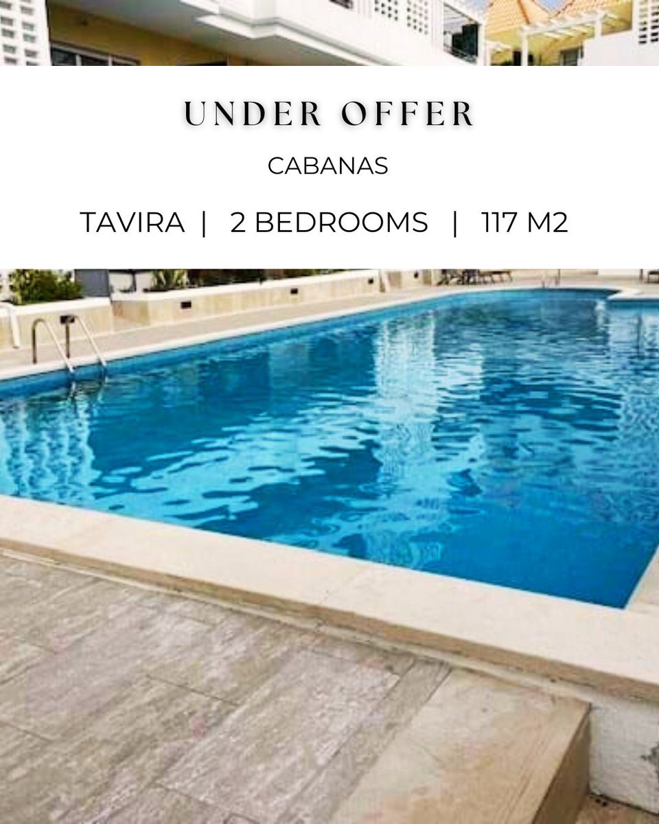 PLCrealestate's tweet image. UNDER OFFER. This sophisticated two-bedroom apartment in Cabanas de Tavira’s exclusive condominium has been quickly claimed. Elegant design, private terrace, and pool access. #UnderOffer #PrivateLuxuryCollection