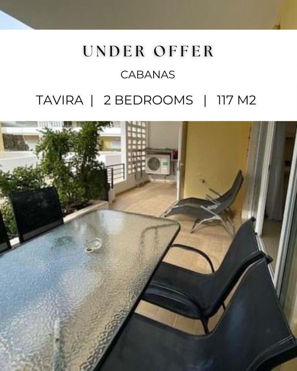 PLCrealestate's tweet image. UNDER OFFER. This sophisticated two-bedroom apartment in Cabanas de Tavira’s exclusive condominium has been quickly claimed. Elegant design, private terrace, and pool access. #UnderOffer #PrivateLuxuryCollection