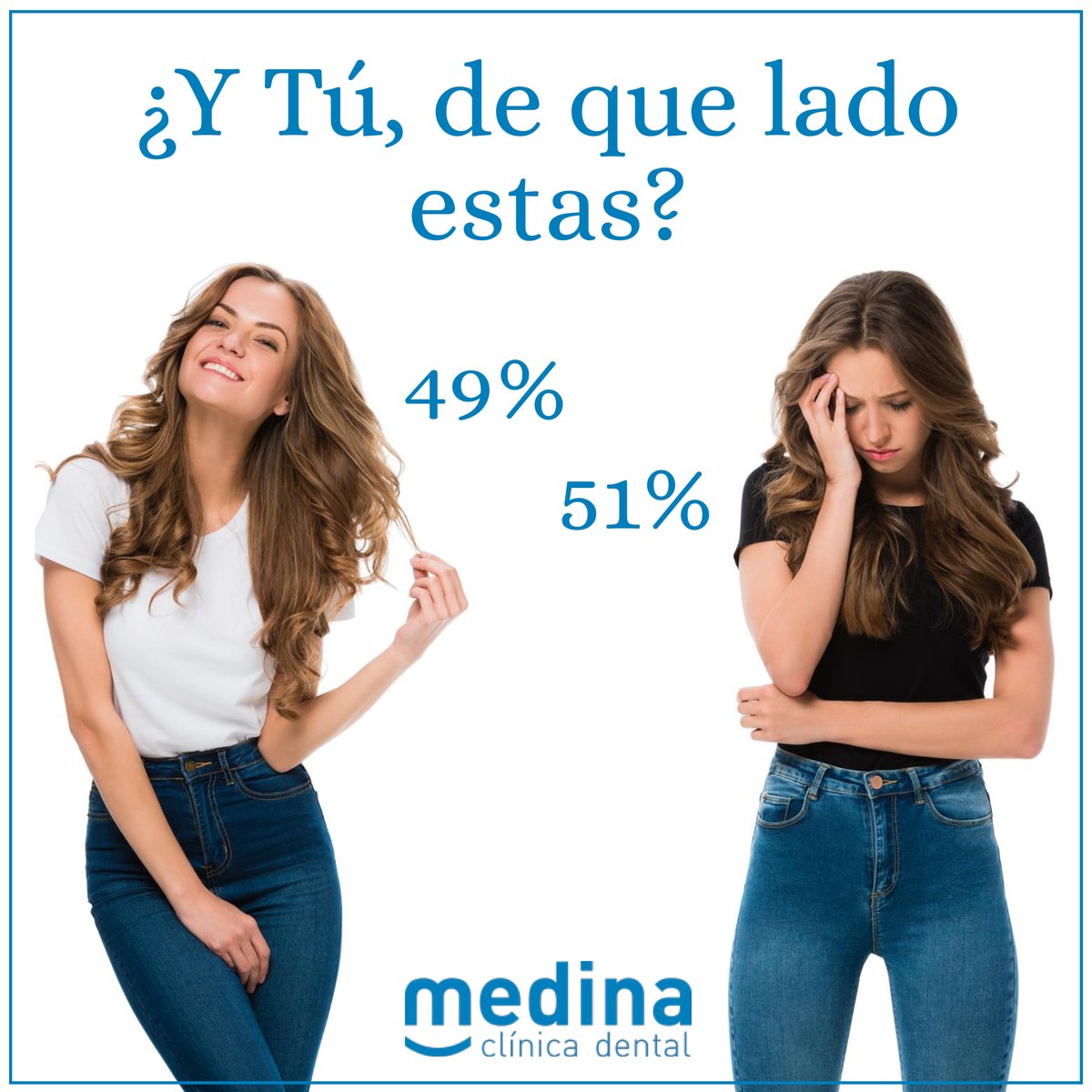 CliDentalMedina's tweet photo. 🦷¿Sabías que solo el 49% de las personas visita al dentista al menos una vez al año?
Detectar problemas a tiempo evita complicaciones.
¡No esperes más!
Contáctanos y cuida tu sonrisa como se merece.😁
🖥https://t.co/JIFeeW12G6
#dientessanos #salud #saludbucodental #bienestar https://t.co/lqWOoSBtj8