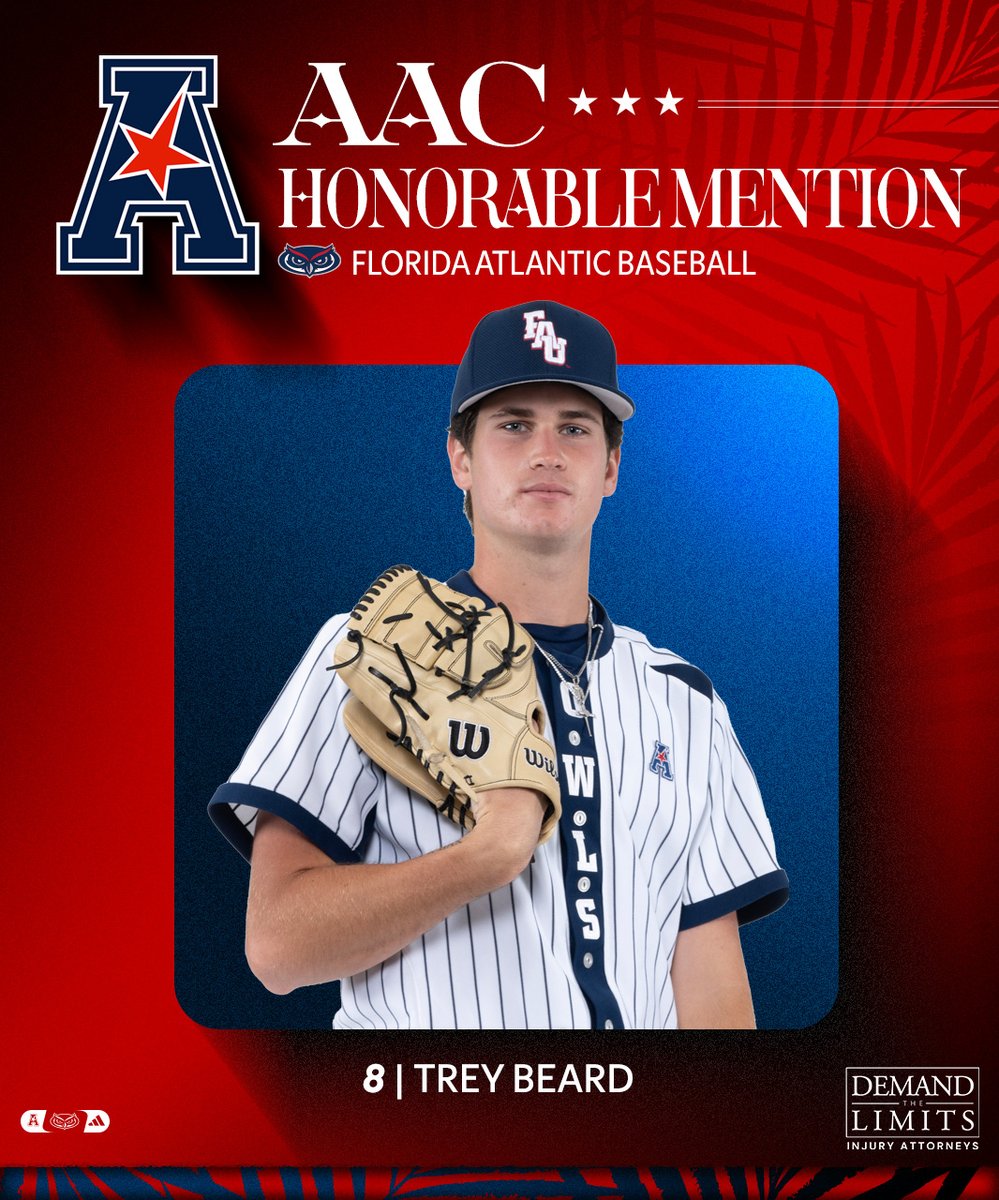 John Schroeder is your AAC Player of the Week and Trey earns an honorable mention nod for the third time this season! #WIP🏝️

Full release 📰 : tinyurl.com/SchroederPOTW