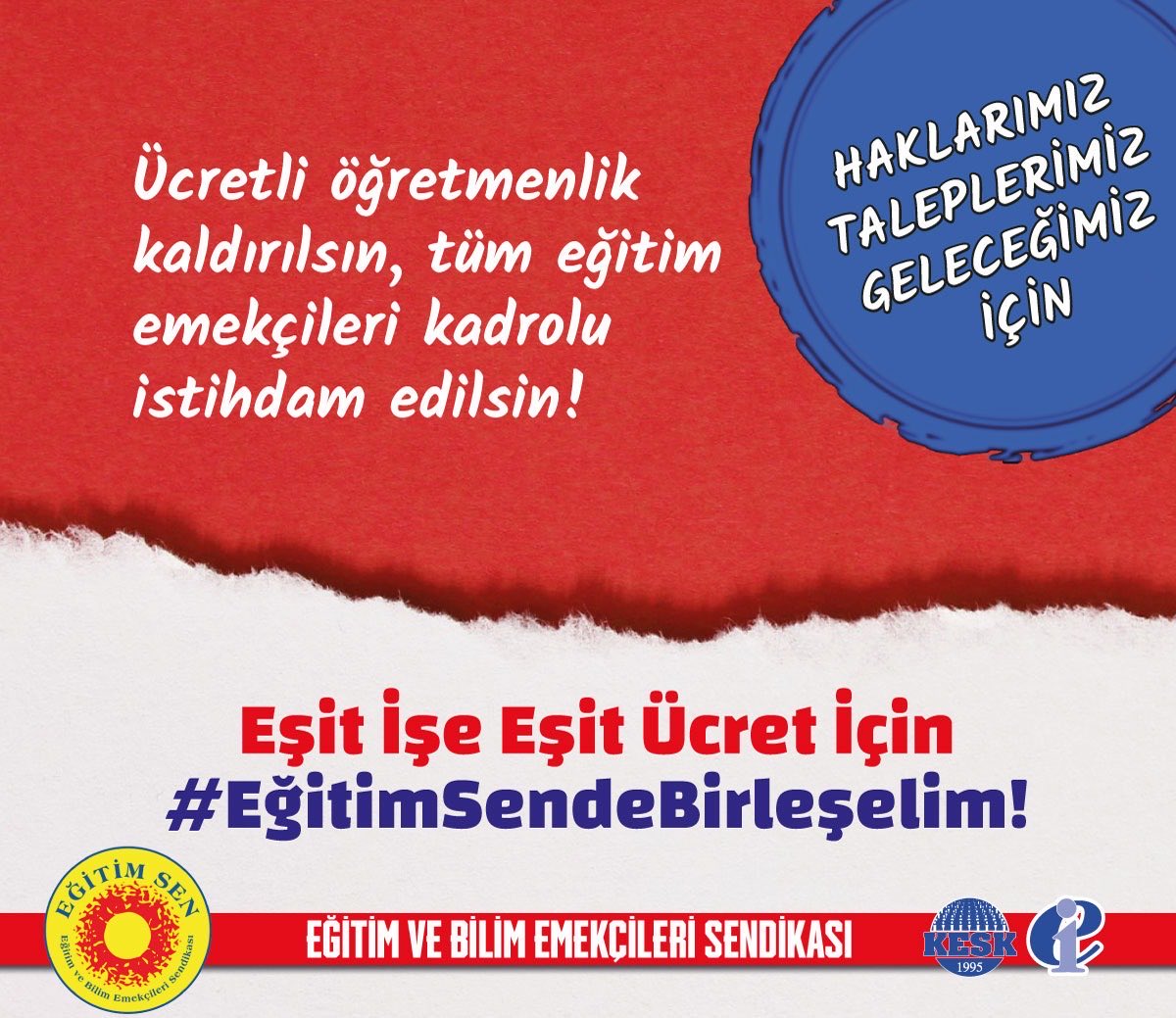 #EğitimSendeBirleselim